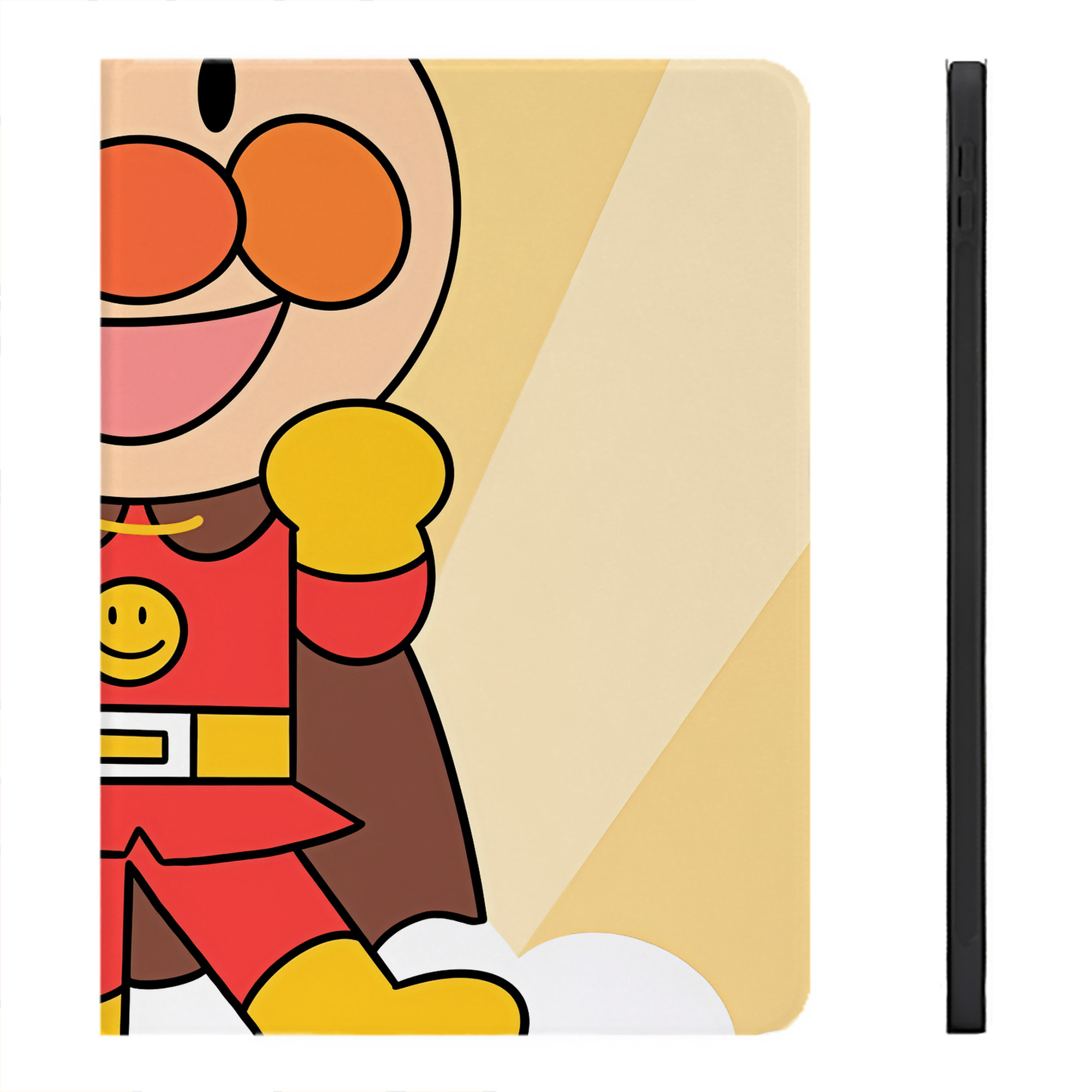 （画像用） アンパンマン Anpanman IPadケース ペンホルダー付き ブックスタイルデザイン